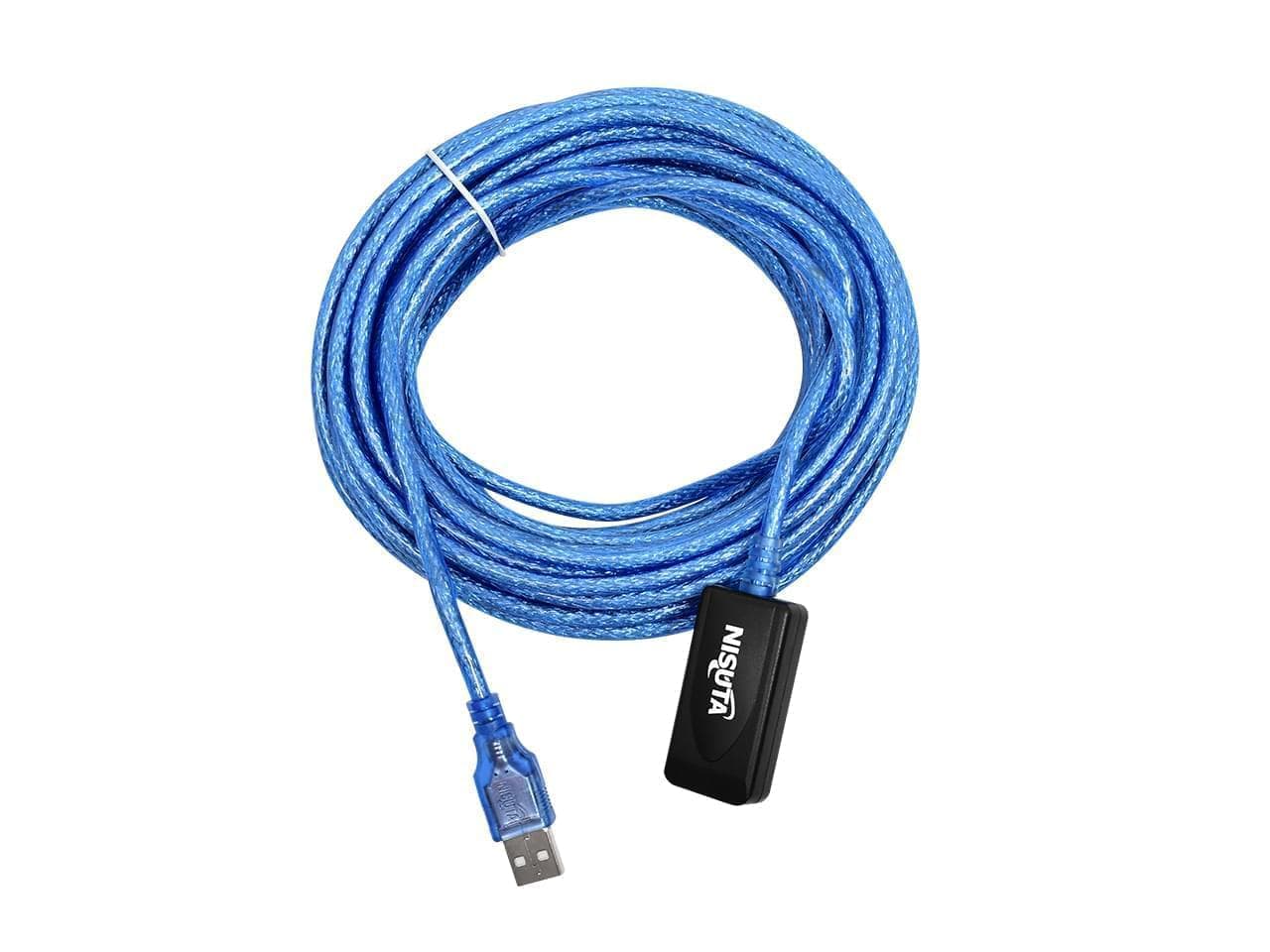 Cable alargue USB 2.0 amplificado 10m - Imagen 1