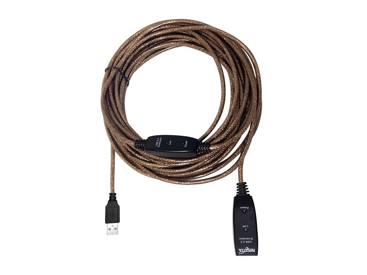 Cable alargue USB 2.0 amplificado 25m - Imagen 1