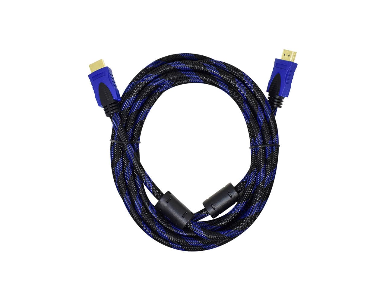 Cable HDMI de 0.5m V1.4 con filtros 1080P malla de tela - Imagen 1