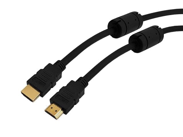 Cable HDMI de 10m dorado V2.0 con filtros 2160P 4K x 2K - Imagen 1