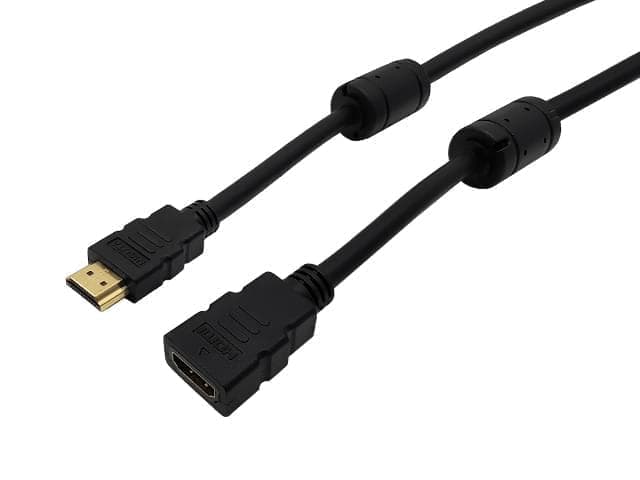 Cable HDMI alargue de 5m dorado V2.0 con filtros 2160P 4K x 2K - Imagen 1