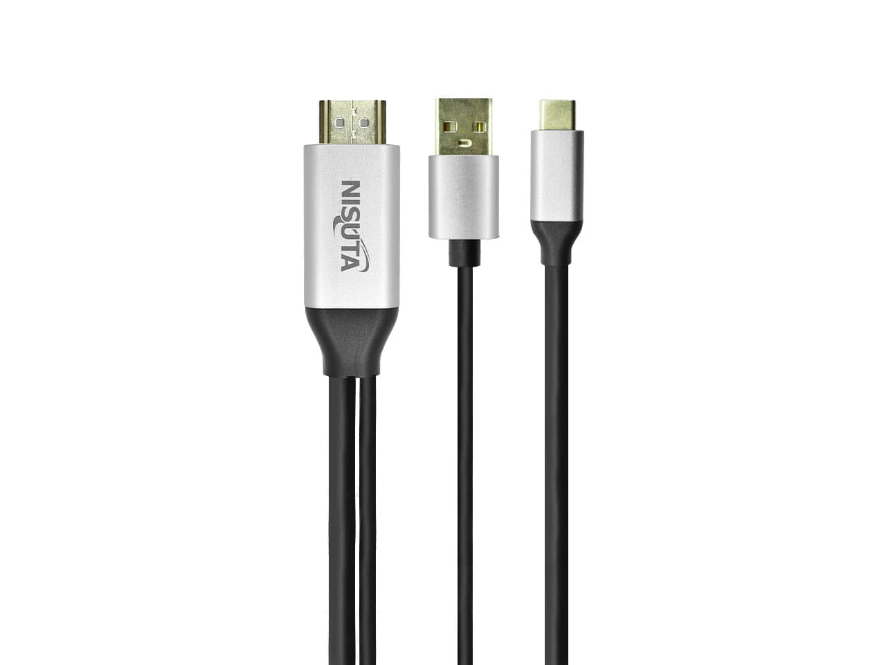 Cable HDMI a monitor USB C de 1m - Imagen 1