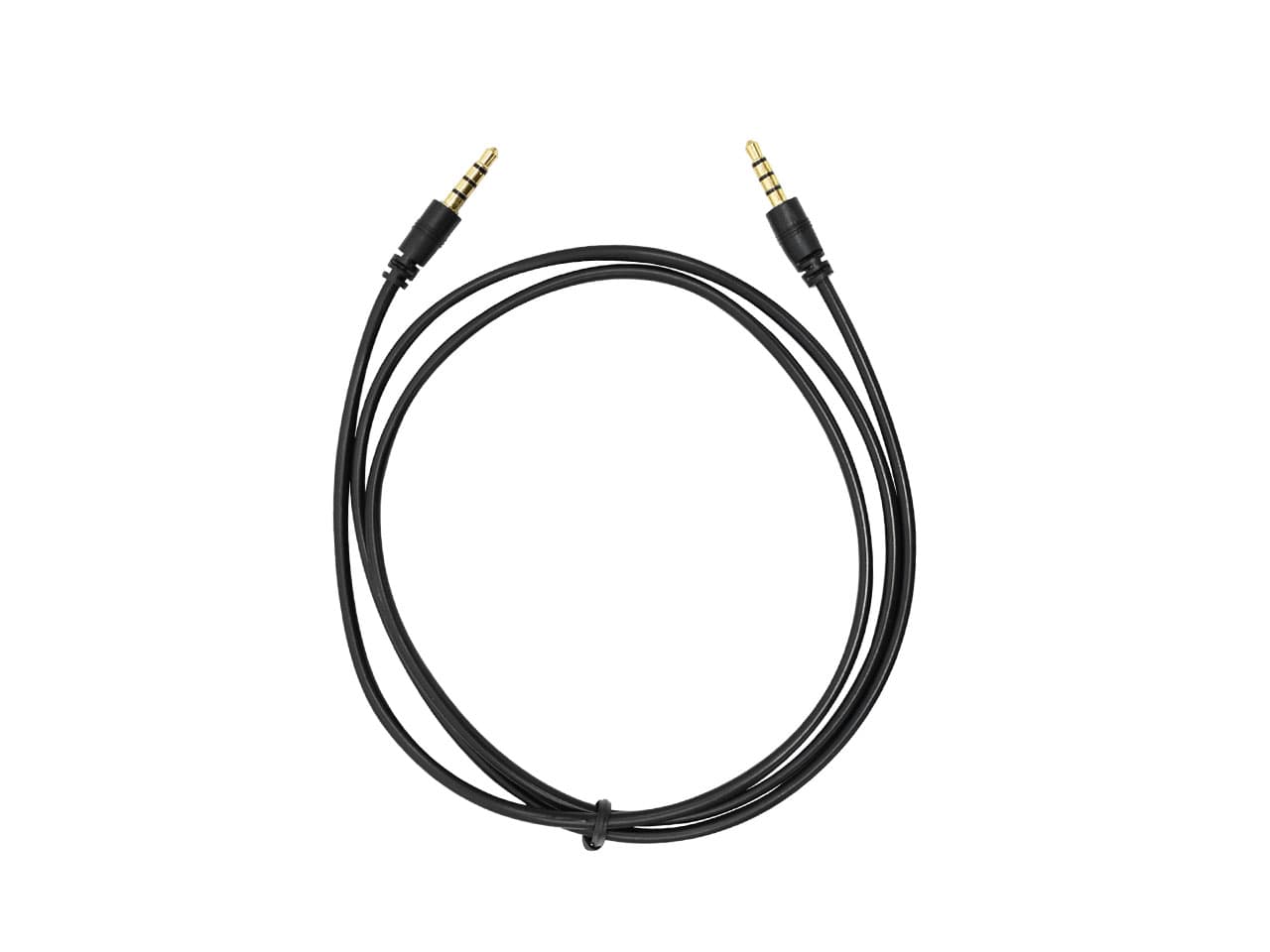 Cable de audio stereo 3.5mm de 4 secciones de 1m - Imagen 1