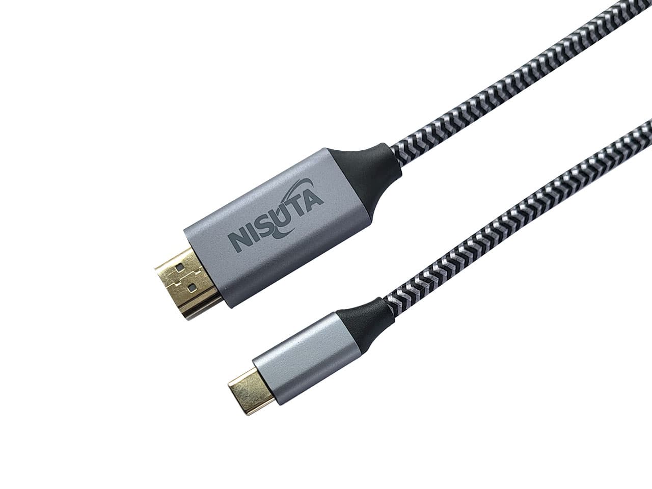 Cable USB C 3.1 a HDMI 1.8m 4K 60Hz - Imagen 1