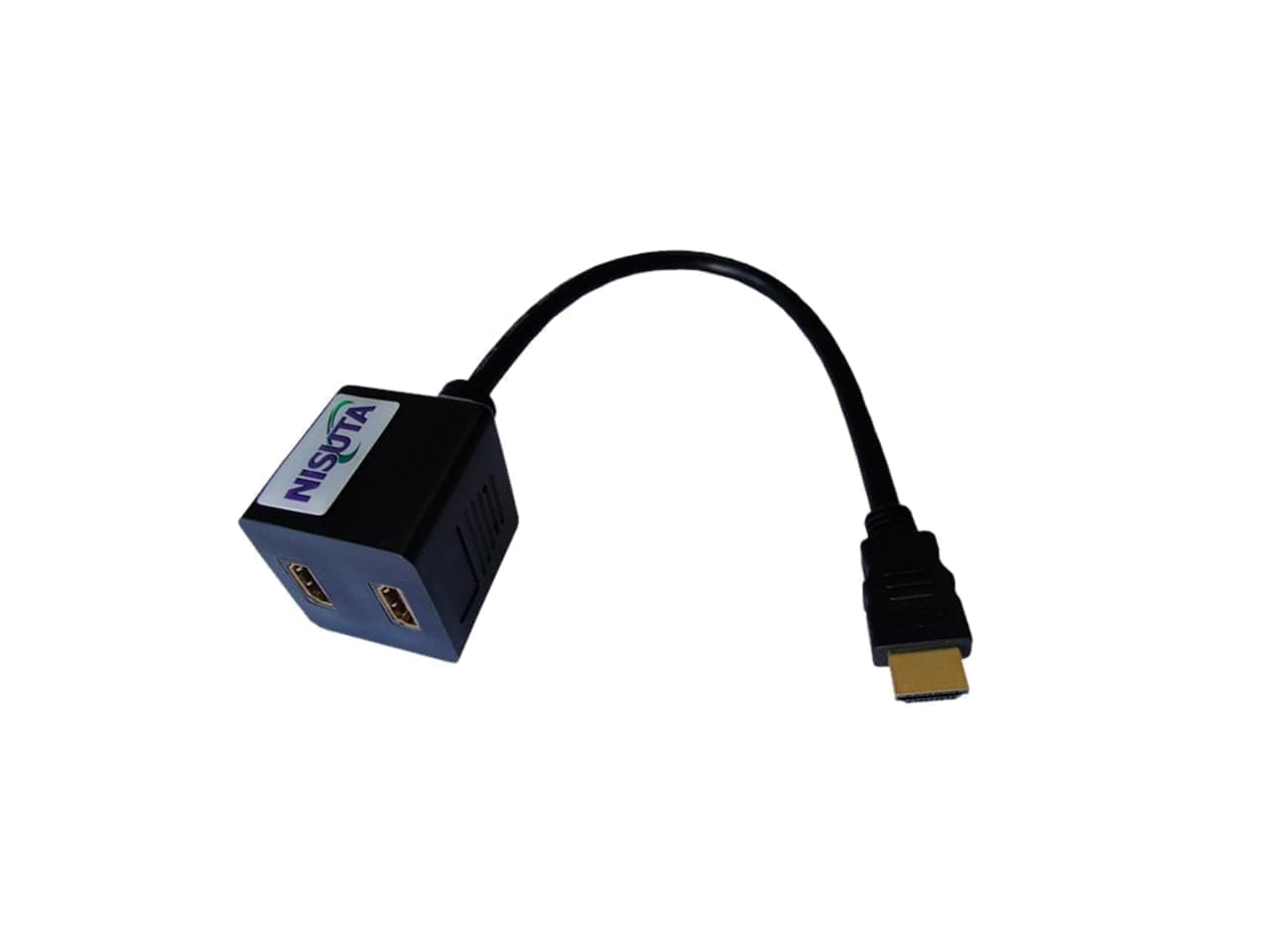 Cable HDMI macho a 2 HDMI hembra para duplicar la senal - Imagen 1
