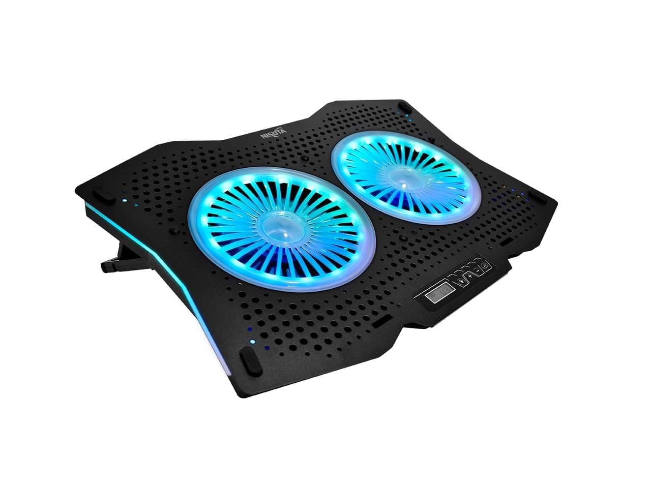 Base para notebook reclinable, leds RGB, y regulacion de fans - Imagen 1