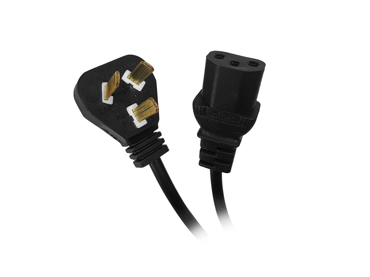 Cable alimentacion de 220V 10A 1.5M 3x0.75mm2 IRAM - Imagen 1