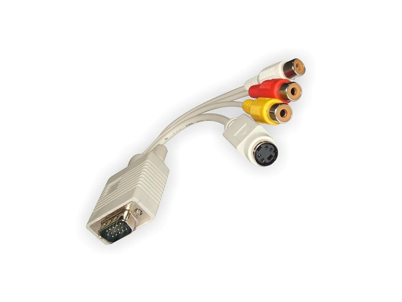 Cable Vga M a RCA o S-Video con audio - Imagen 1
