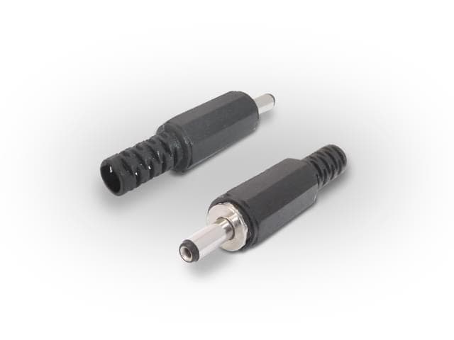 Conector DC 1.3x3.5x10mm para soldar - Imagen 1