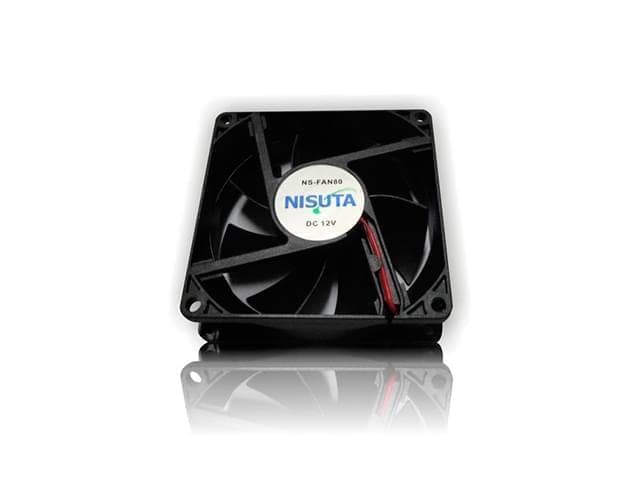 Fan 80X80X25 MM 12V, 4 pines molex, a ruleman - Imagen 1