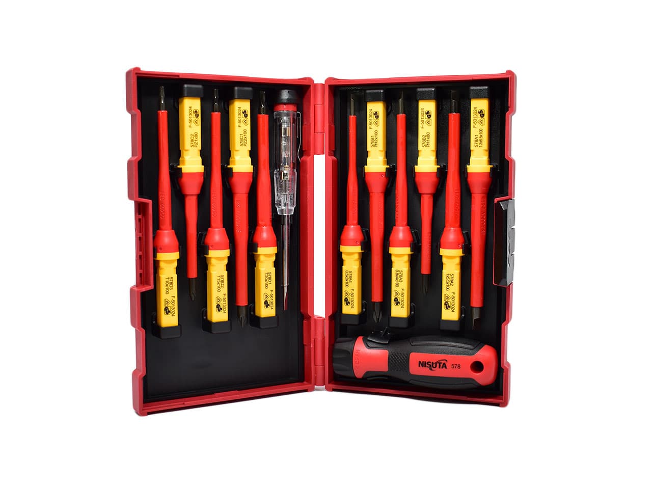 Kit de destornillador de 1000V de 13 piezas para electricista · Nisuta
