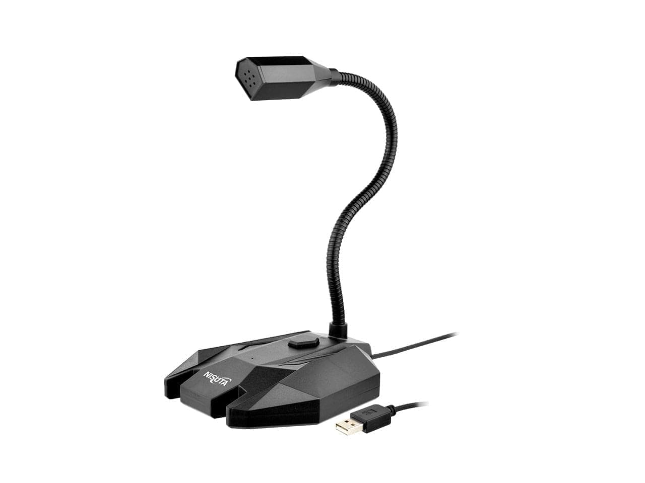 Microfono USB con on/off de mic y salida auricular - Imagen 1