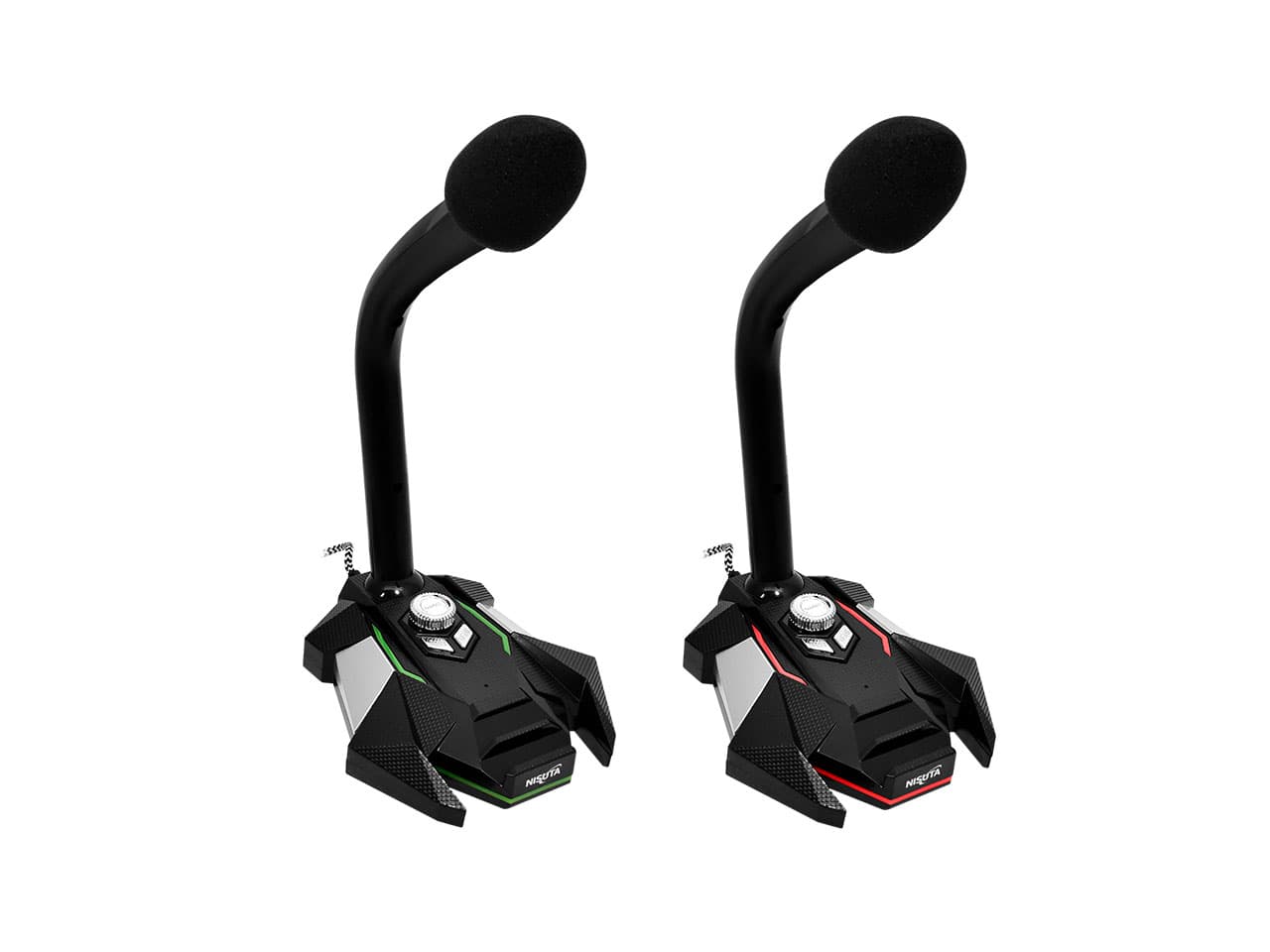 Microfono USB gaming con salida auricular, leds, bass, volumen - Imagen 1