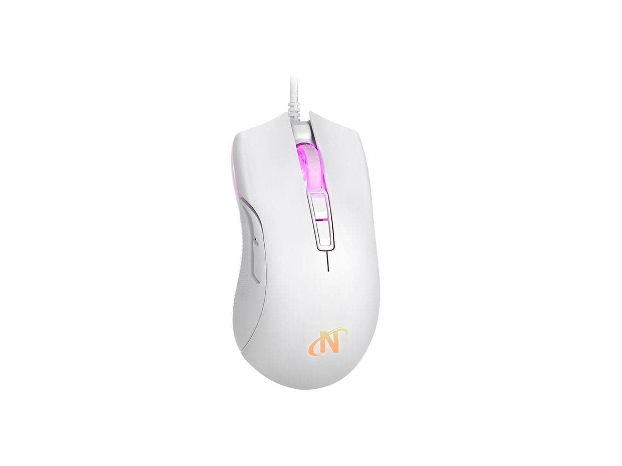 Mouse programable USB 7D+scroll con sensor Pixart 3325, Switch Omron, 10000DPI y leds RGB - Imagen 1