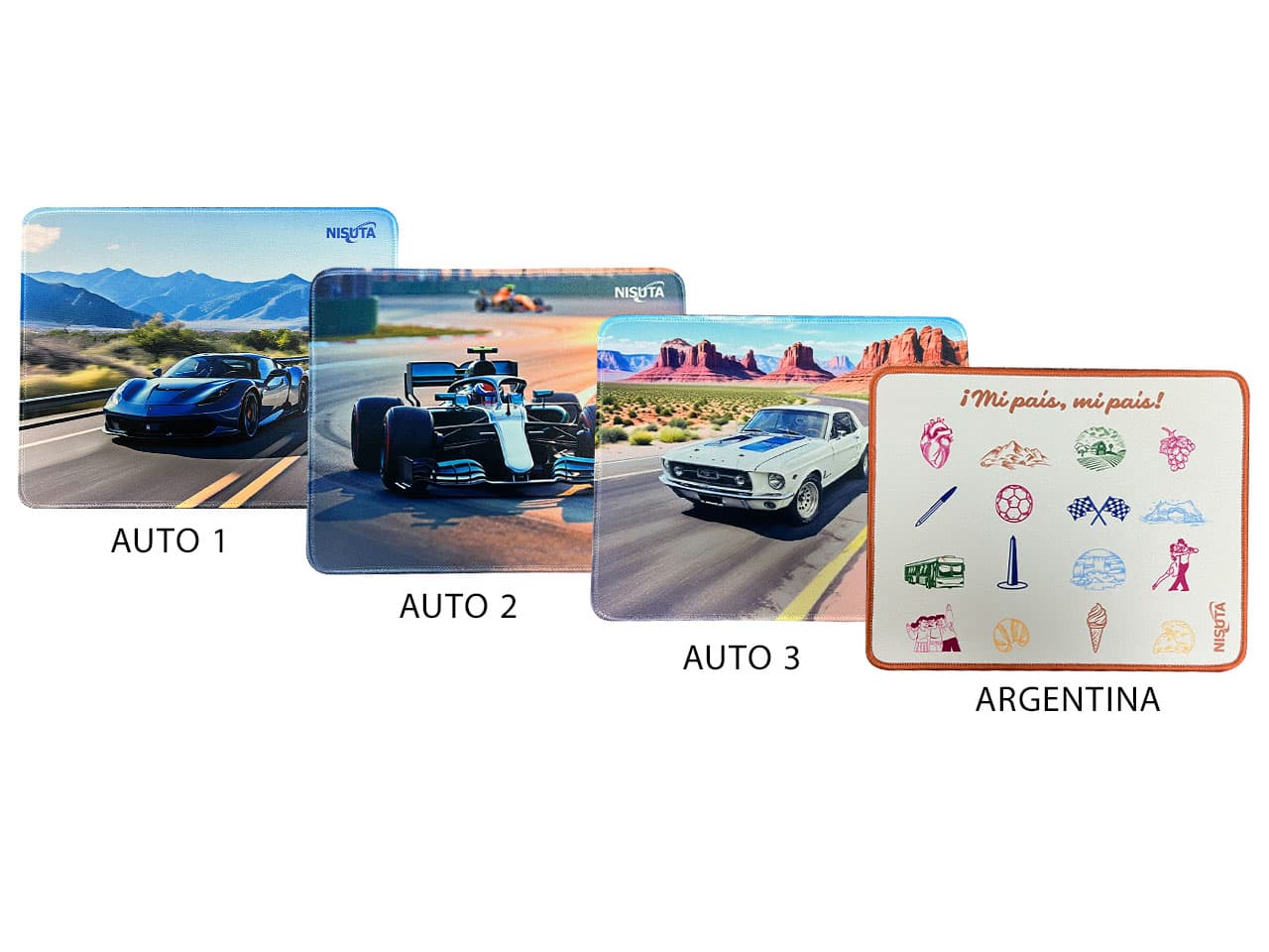 Mouse Pad 250x200x4mm con costura y diseño - Imagen 1