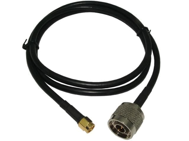 Pigtail Coaxil 1m N(M) a RP-SMA (M) Inv HDF200 - Imagen 1