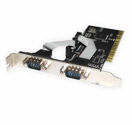 Placa PCI serie RS232 de 2 puertos chip WCH351Q - Imagen 1