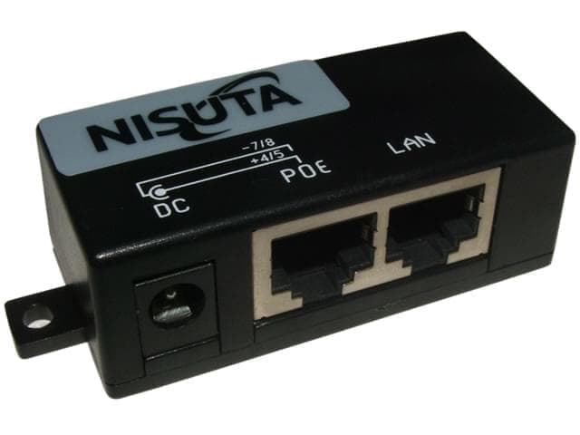 POE pasivo para red y corriente, plug 2.1 - Imagen 1