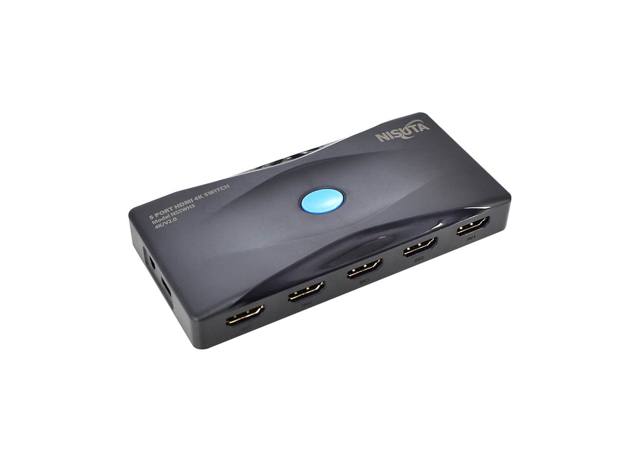 Switch HDMI 5X1 puertos, con control remoto, 3D, 4K - Imagen 1