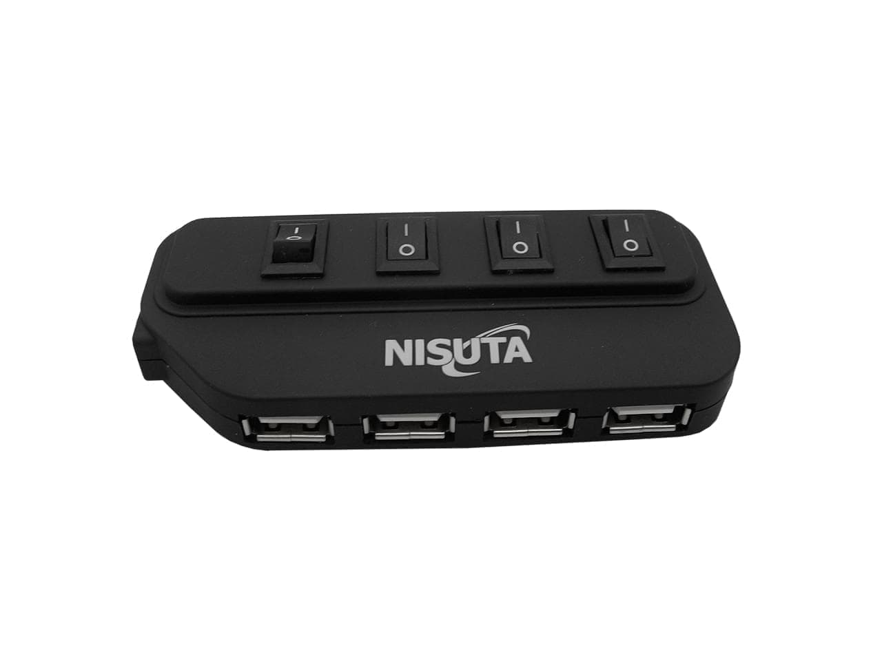 Hub USB 2.0 de 4 puertos con switch por puerto - Imagen 1