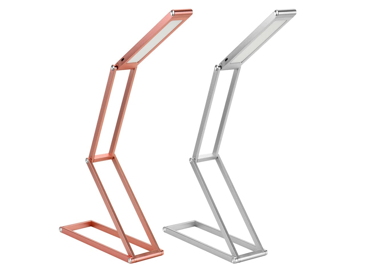 Lampara de luz de led USB versátil, de aluminio, plegable, con bateria recargable · Nisuta