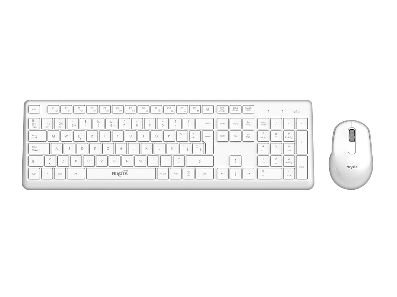 Combo teclado y mouse bluetooth wireless para 3 dispositivos - Imagen 1