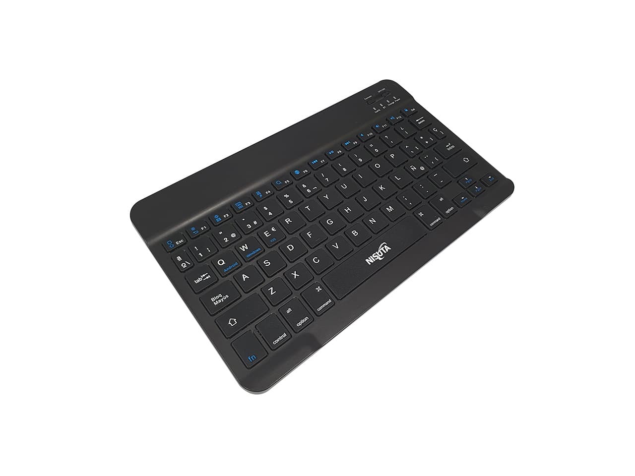 Teclado bluetooth con iman para funda de hasta 10" - Imagen 1
