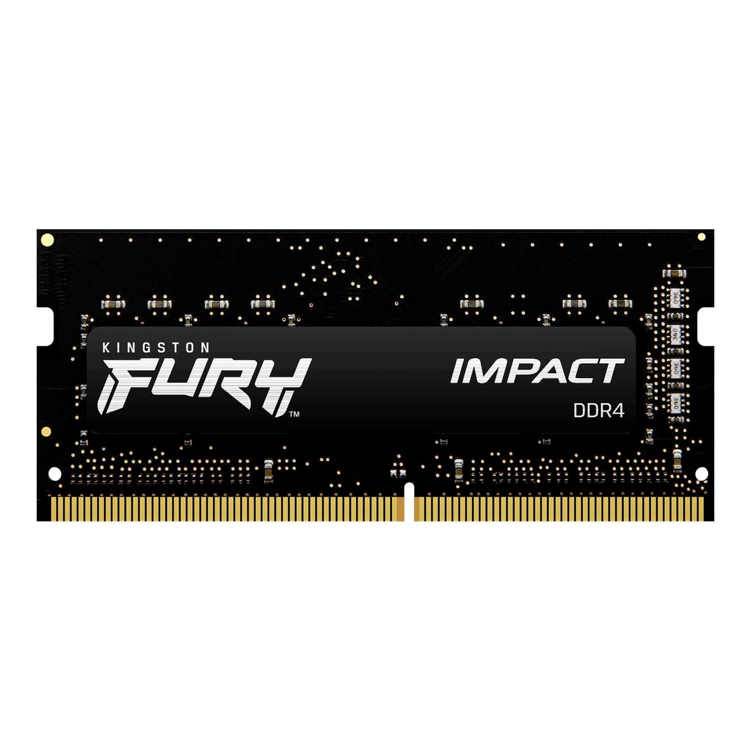 Memoria SODIMM Fury DDR4 16GB 3200MHz Impact Negra · Kingston
