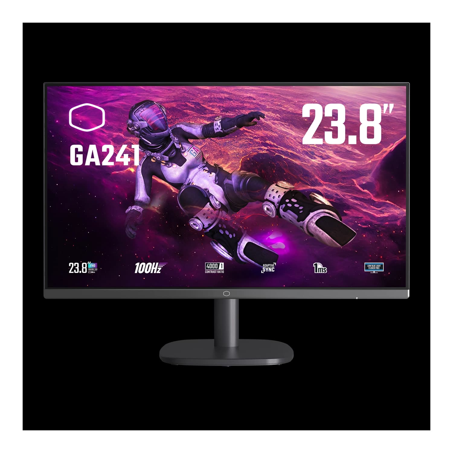 Monitor Cooler Master GA241 23.8" FHD (1920 x 1080) VGA HDMI 100Hz 1ms · CoolerMaster