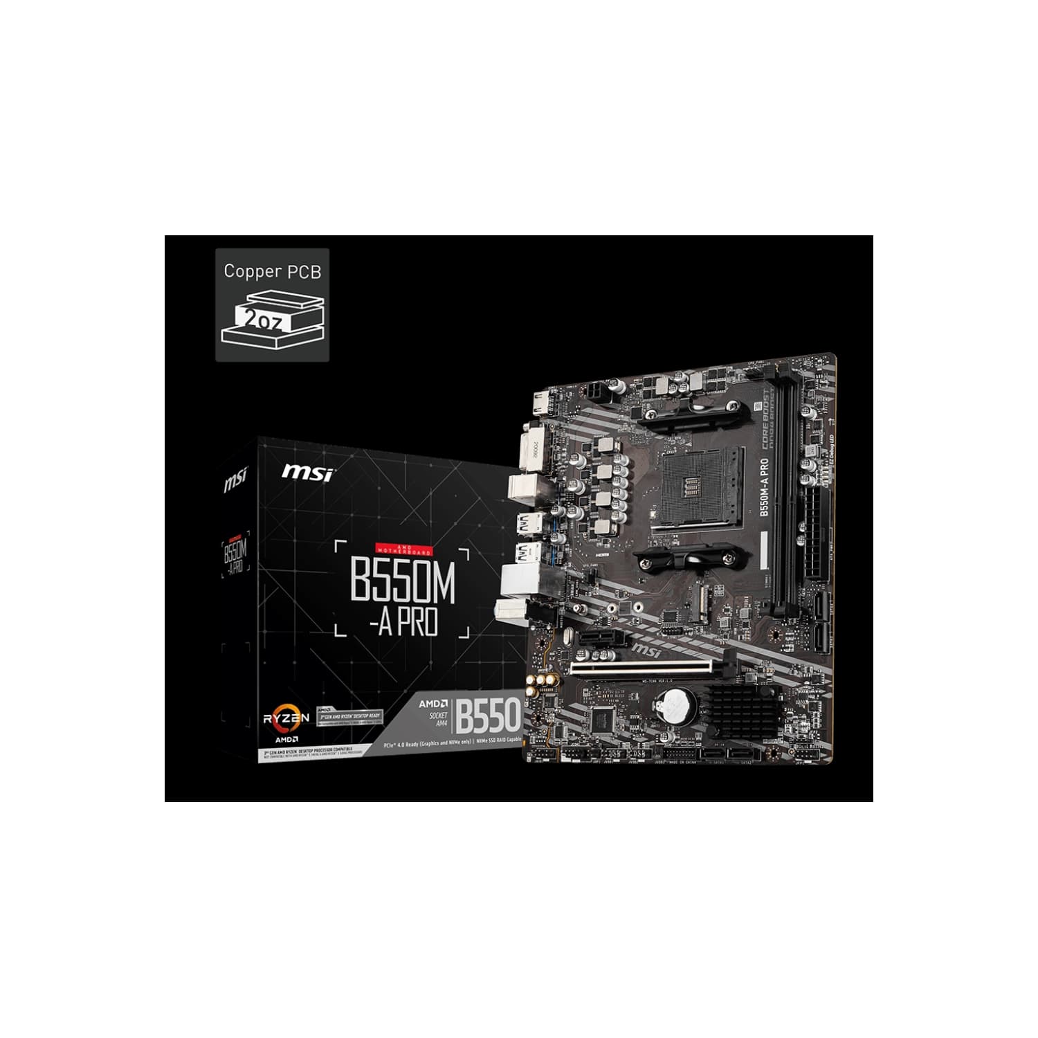 Motherboard MSI B550M-A PRO (AM4) · MSI