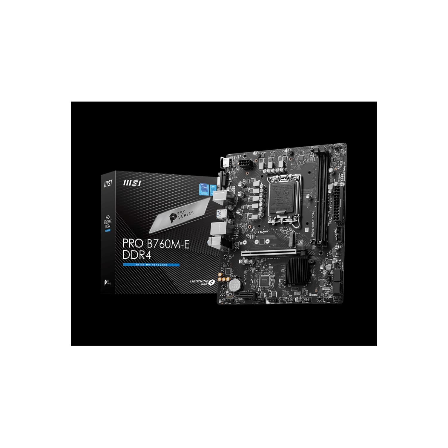 Motherboard MSI PRO B760M-E DDR4 (LGA1700) · MSI