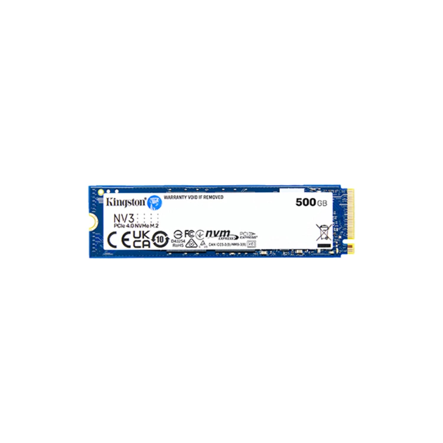 Disco SSD 500GB NV3 M.2 2280 PCIe NVMe 5000MB/s · Kingston