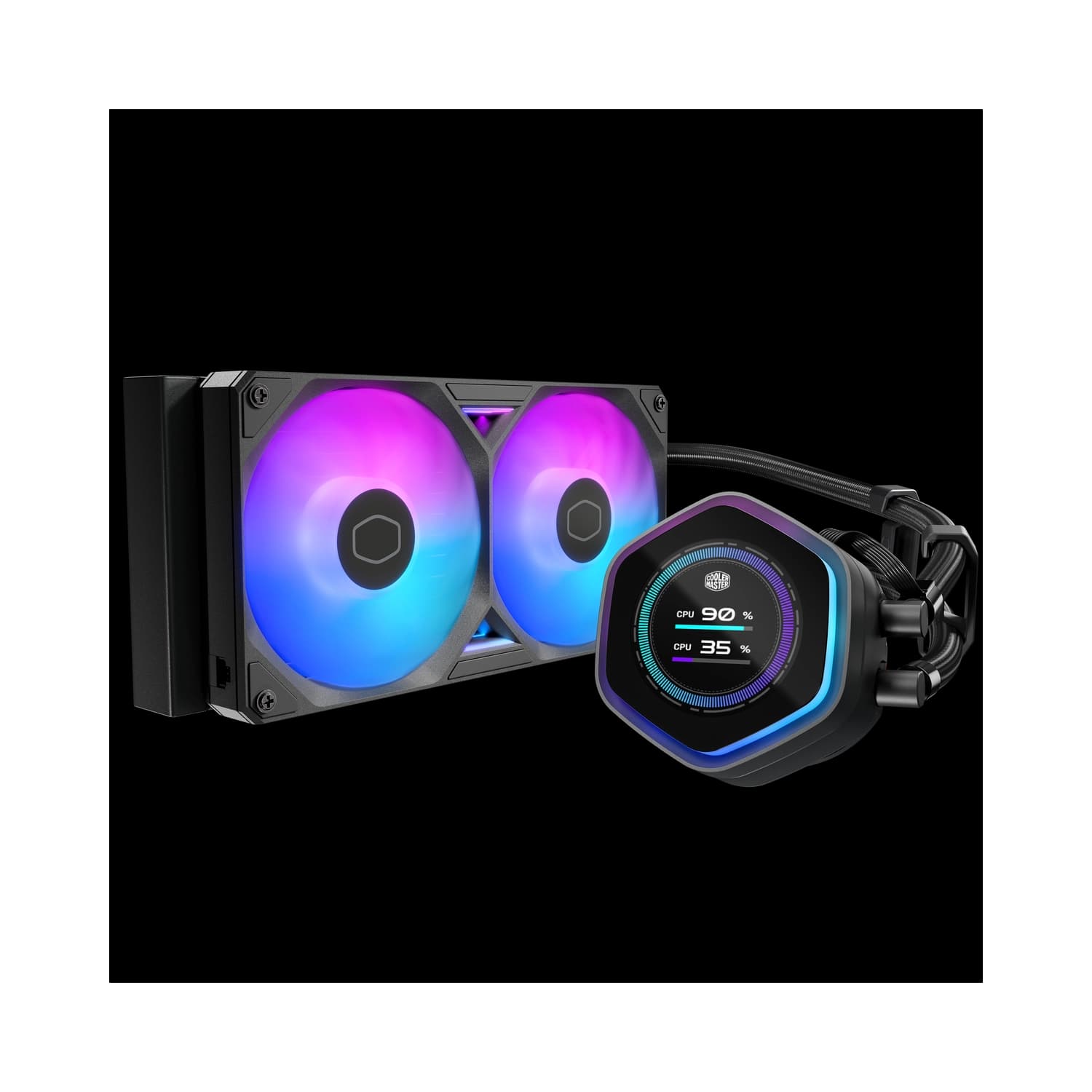 Water Cooler CM Masterliquid 240 Atmos II LCD ARGB · CoolerMaster