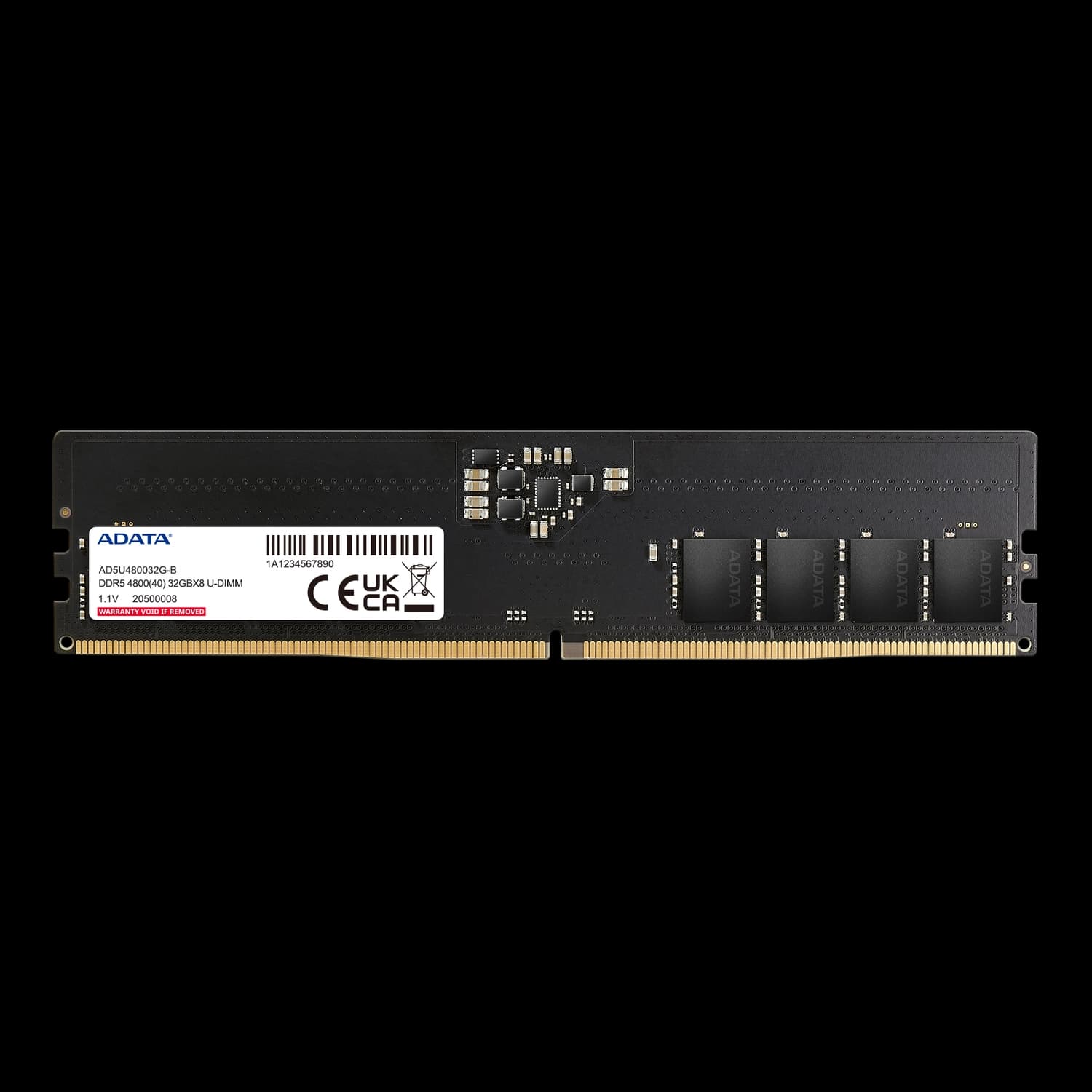 Memoria Ram UDIMM ADATA 16GB DDR5 5600MHz CL46 1.1V · ADATA