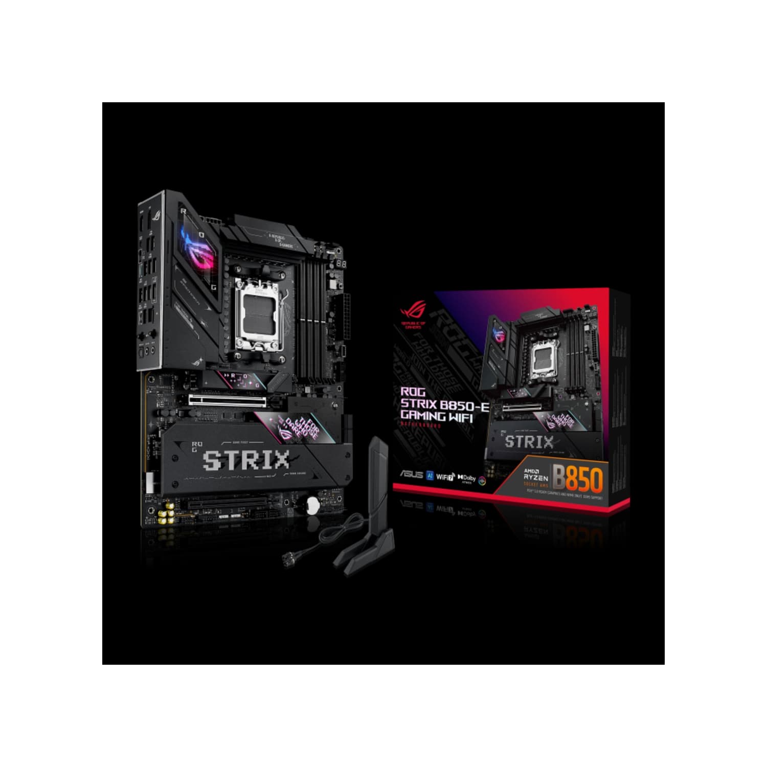 Motherboard ASUS ROG STRIX B850-E GAMING WIFI AM5 DDR5 · Asus