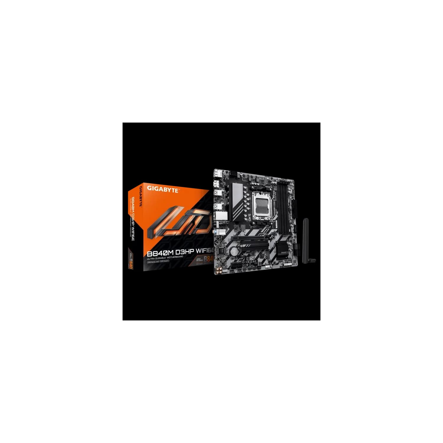 Motherboard GIGABYTE B840M D3HP WIFI6E AM5 DDR5 · Gigabyte