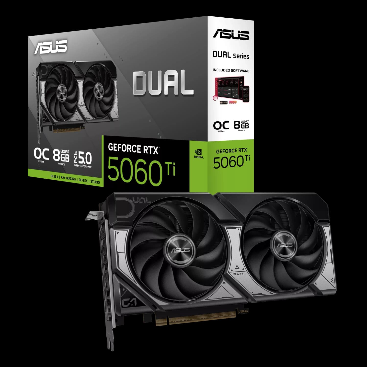 Placa de Video ASUS NVIDIA GeForce DUAL RTX5060TI · Asus