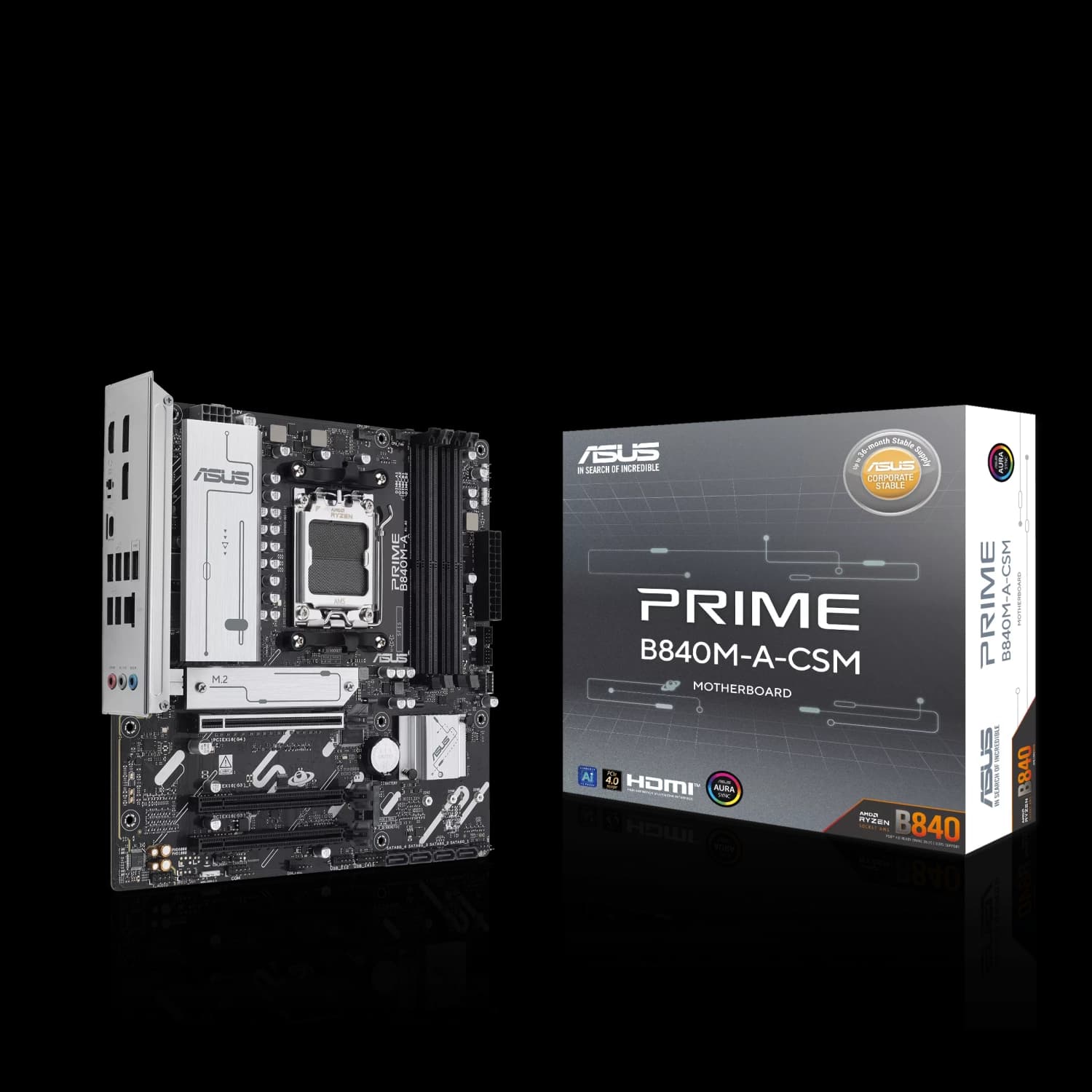 Motherboard ASUS PRIME B840M-A-CSM AM5 DDR5 · Asus