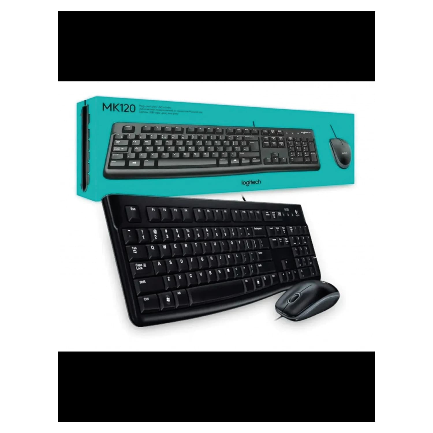 Combo Teclado y Mouse Logitech MK120 Español · Logitech