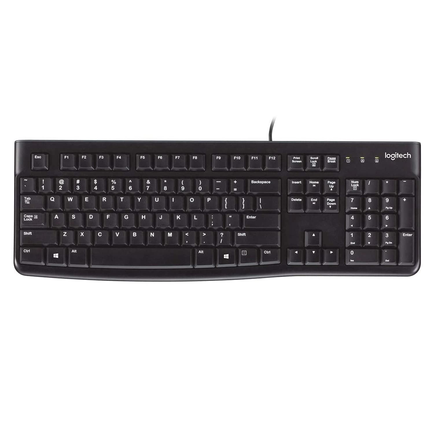 Teclado c/Cable LOGITECH K120 Negro · Logitech