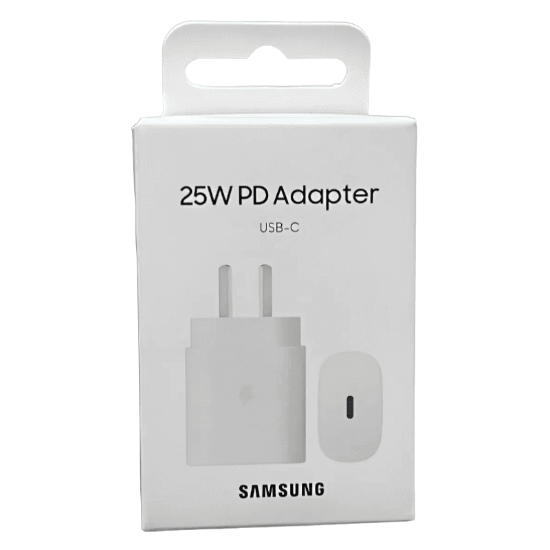 ACCESORIOS SAMSUNG CARGADOR DE VIAJE 25W WHITE C/CABLE · Samsung