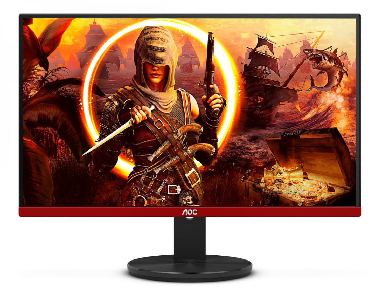 AOC MONITOR LED PLANO GAMER 24 2490VX - Imagen 1