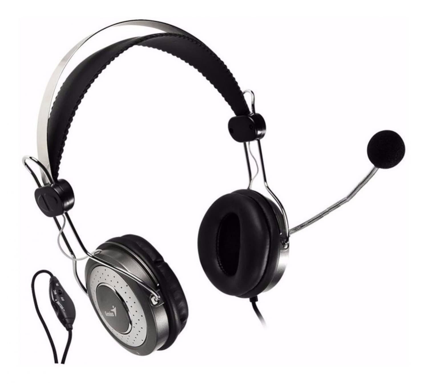AURICULAR + MIC HEADSET GENIUS HS-04SU DUAL PLUG - Imagen 1