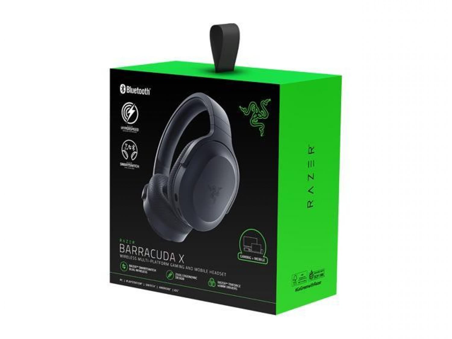 AURICULAR GAMER RAZER BARRACUDA X BLACK - Imagen 1
