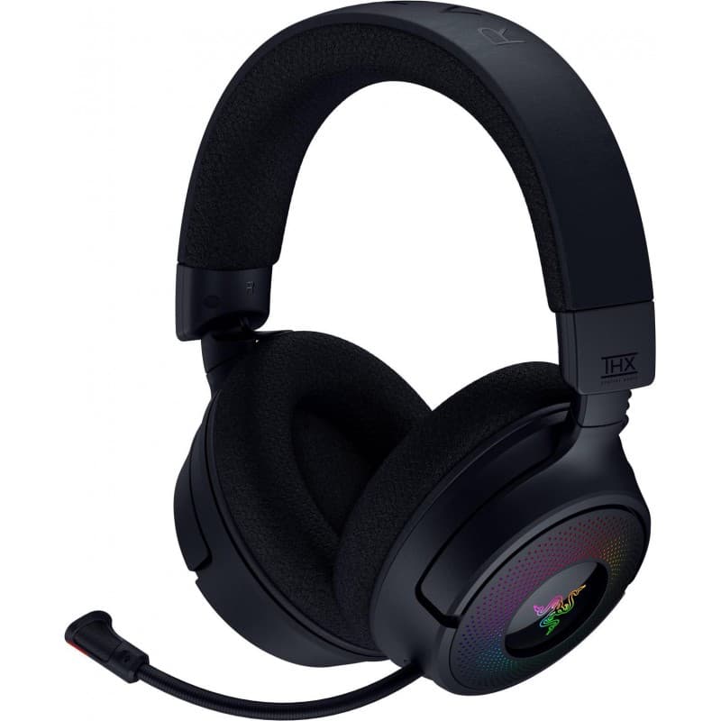 AURICULAR GAMER RAZER KRAKEN V4 BLACK HYPERSPEED WIRELESS +BT +USB THX · Razer