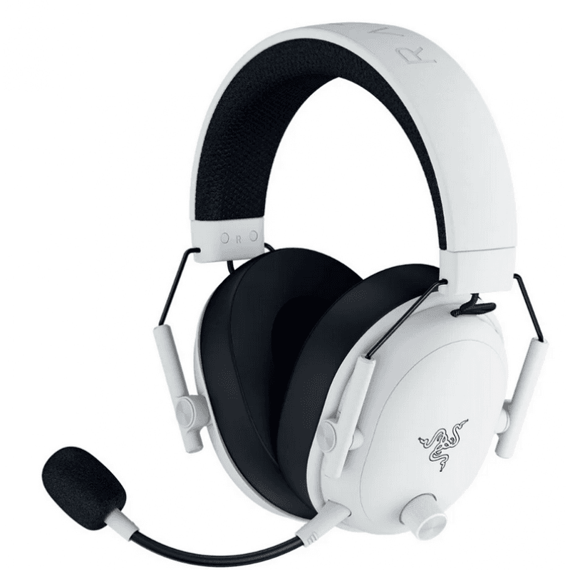 AURICULAR RAZER BLACKSHARK V3 WHITE HYPERSPEED WIRELESS+BT USB THX · Razer