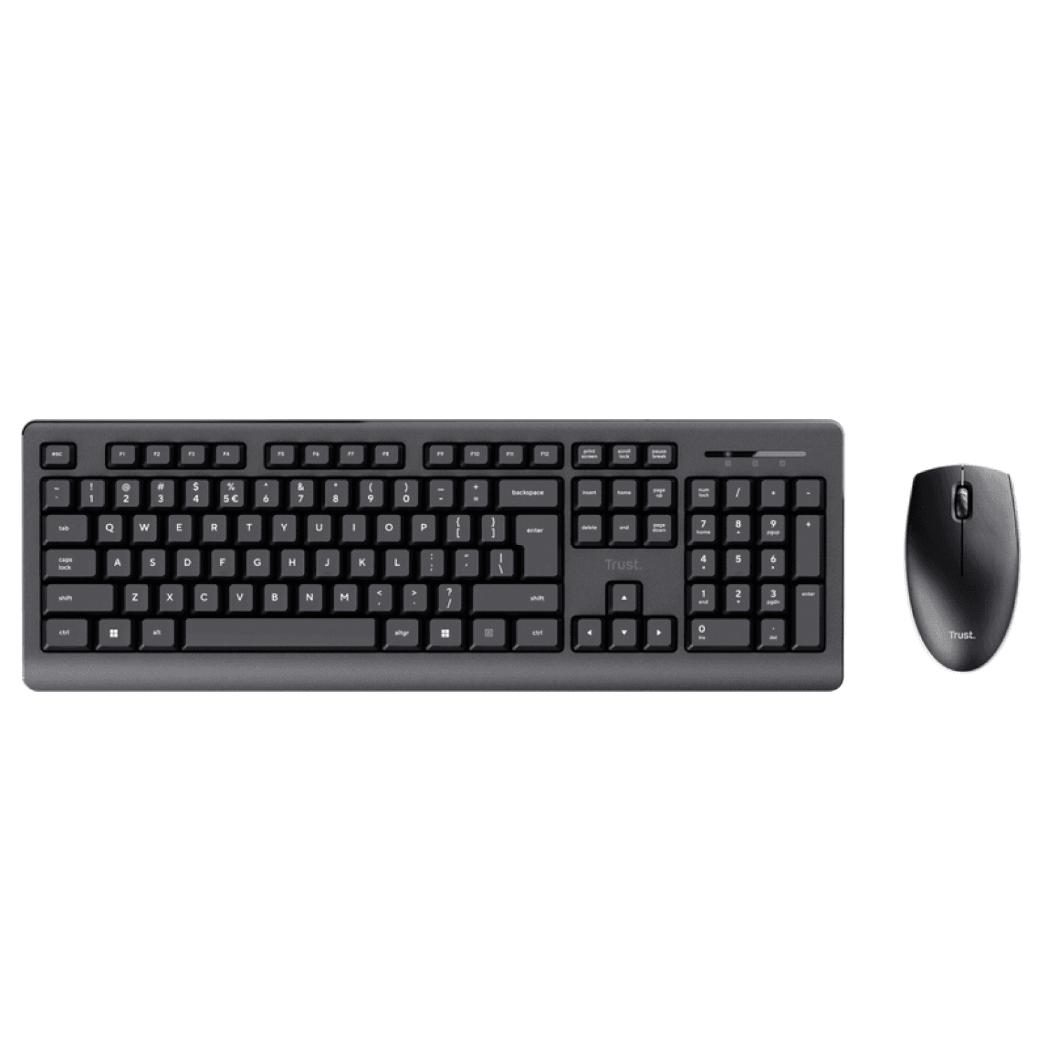 COMBO TECLADO Y MOUSE TRUST PRIMO WIRELESS DESKSET ES - Imagen 1