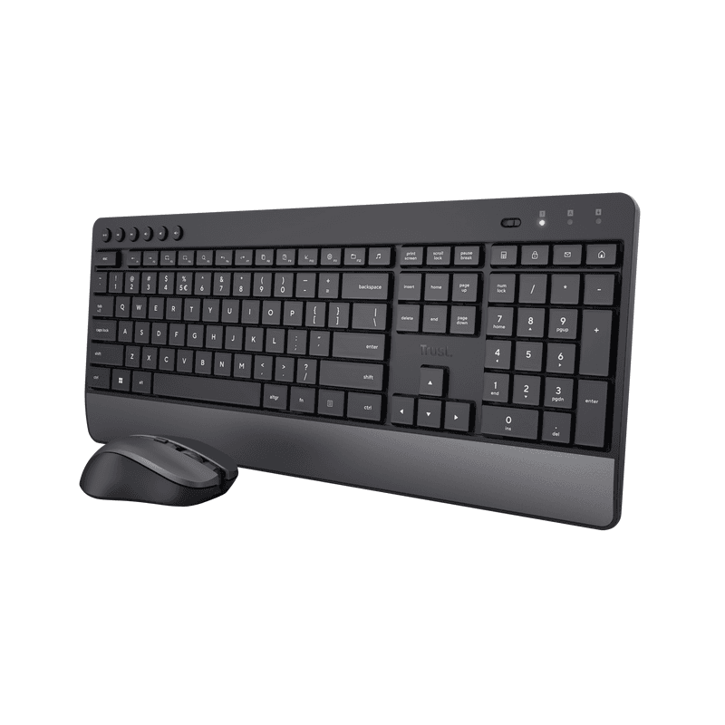 COMBO TECLADO Y MOUSE TRUST TREZO WIRELESS ECO ES · Trust