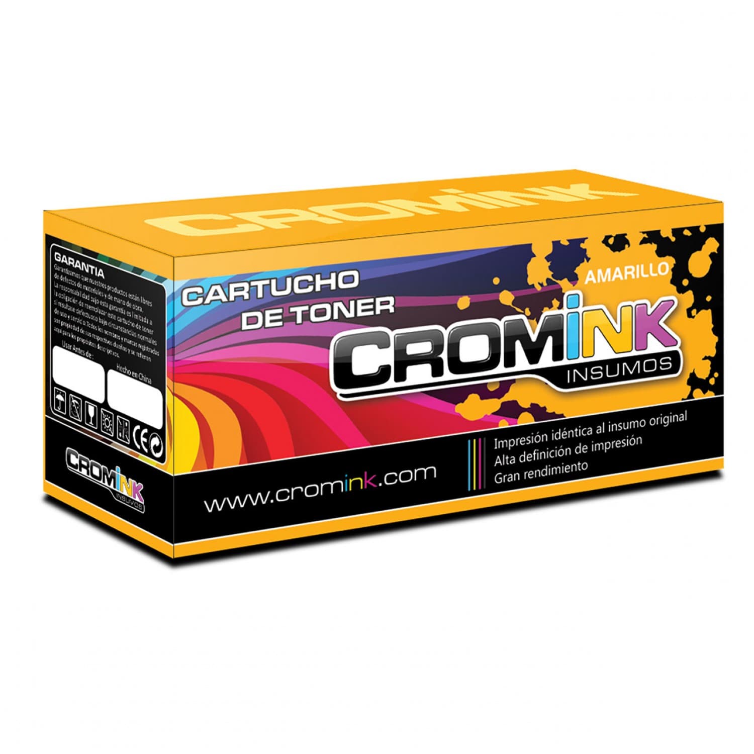 CROMINK TONER ALT. HP CB542A AMARILLO - Imagen 1