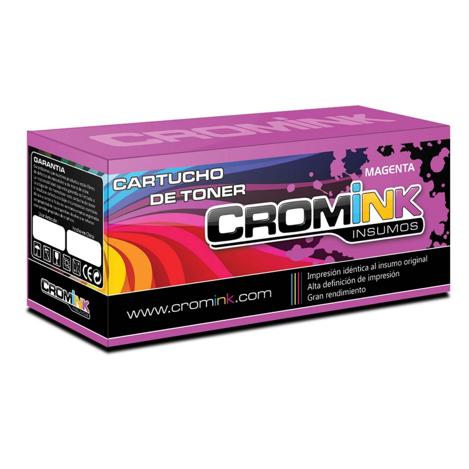 CROMINK TONER ALT. HP CE323A MAGENTA - Imagen 1